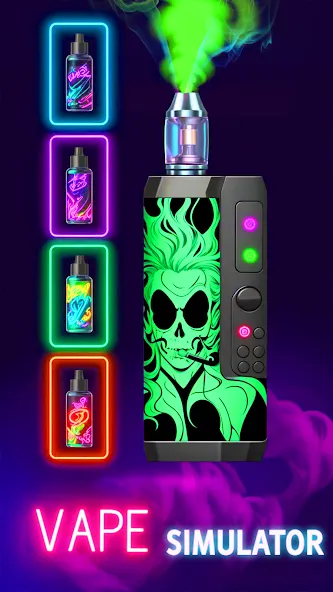 Virtual Vape Smoke Simulation (Виртуальное имитирование дыма от вэйпа)  [МОД Бесконечные деньги] Screenshot 5