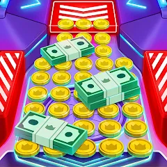 Взломанная Coin Pusher - Vegas Dozer (Койн Пушер)  [МОД Бесконечные монеты] - полная версия apk на Андроид