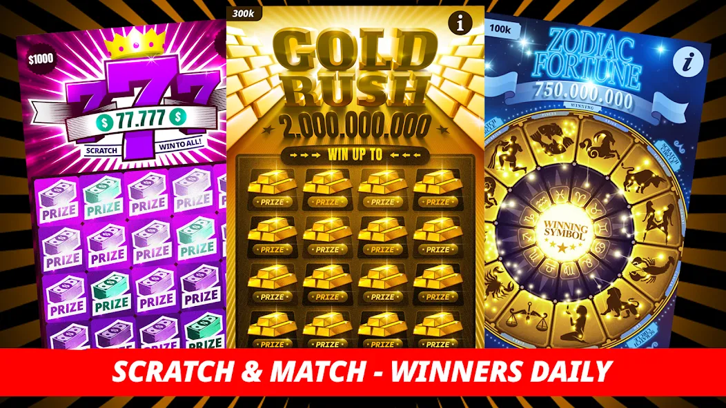 Lottery Scratchers - Winners  [МОД Menu] Screenshot 1