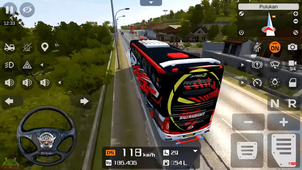 Coach Tourist Bus City Driving  [МОД Бесконечные монеты] Screenshot 2