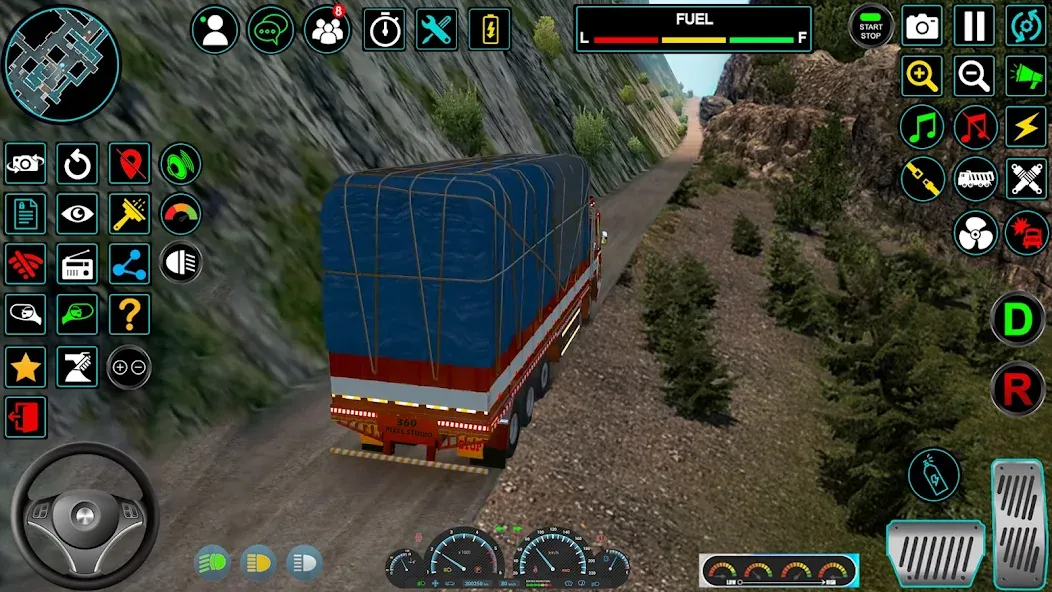 Indian Truck Offroad Cargo Sim (Индийский грузовик   )  [МОД Много денег] Screenshot 3