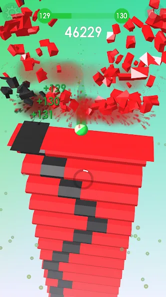 Ball: Blast colorful bricks 3d  [МОД Все открыто] Screenshot 2