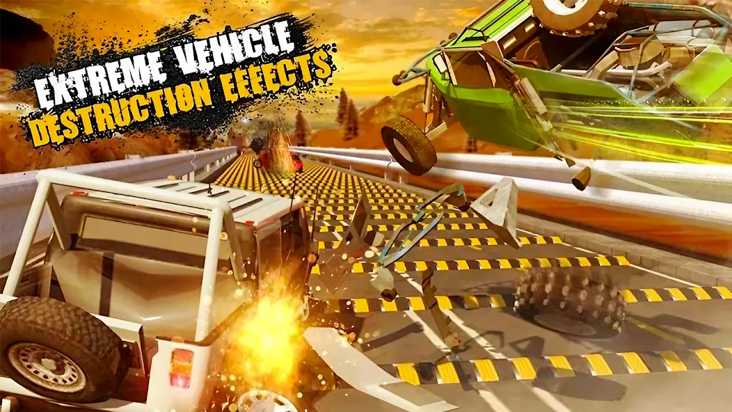 Car Crash Speed Bump Car Games  [МОД Unlimited Money] Screenshot 2