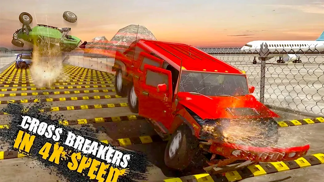 Car Crash Speed Bump Car Games  [МОД Unlimited Money] Screenshot 3