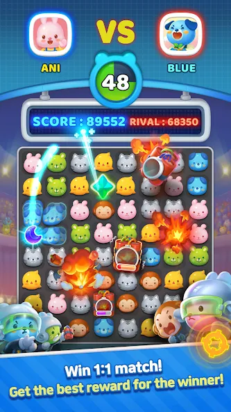 Anipang Match (Анипанг Матч)  [МОД Unlocked] Screenshot 5