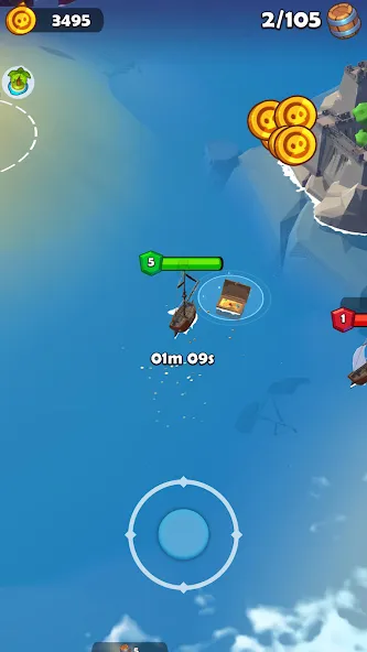 Pirate Raid - Caribbean Battle (Пиратское налетении)  [МОД Unlocked] Screenshot 3