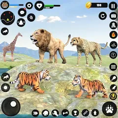 Скачать взломанную Tiger Simulator Animal Games (Тигровый симулятор  игры с животными)  [МОД Много монет] - последняя версия apk на Андроид