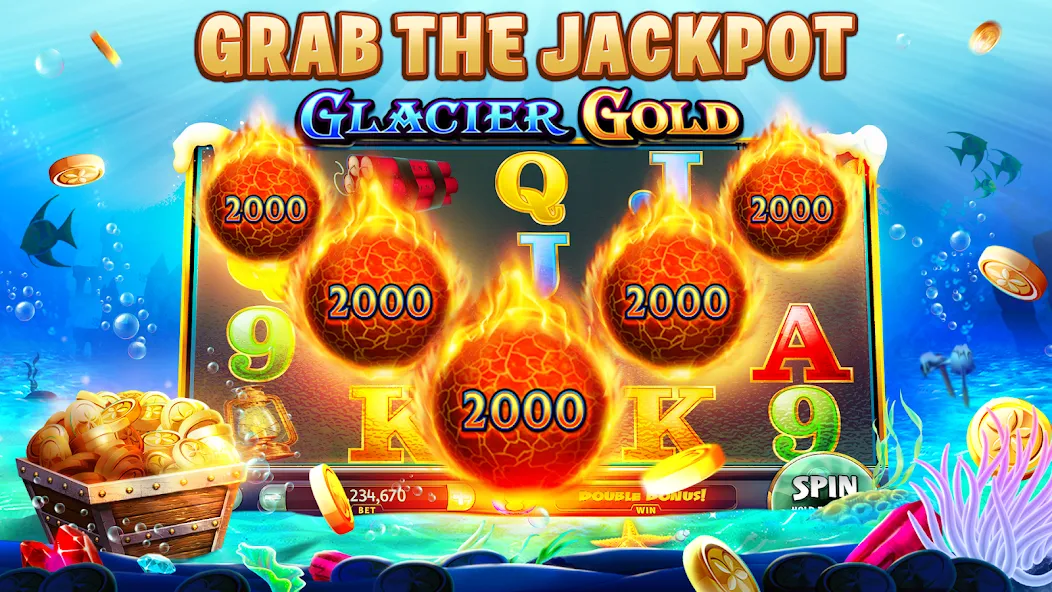 Gold Fish Casino Slot Games (Голдфиш)  [МОД Unlimited Money] Screenshot 3