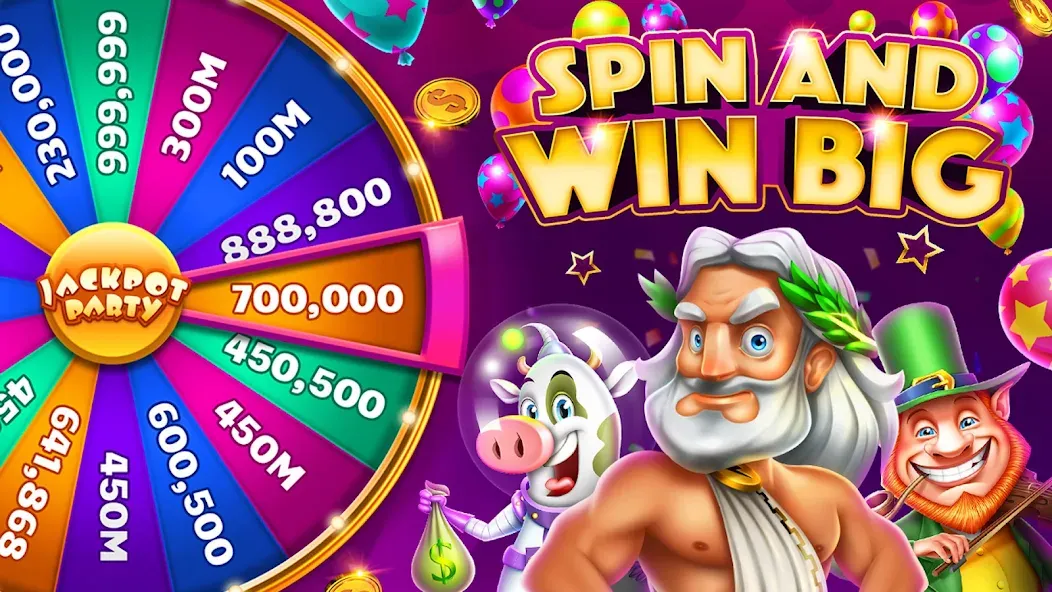 Jackpot Party Casino Slots (Джекпот Пати)  [МОД Unlimited Money] Screenshot 1