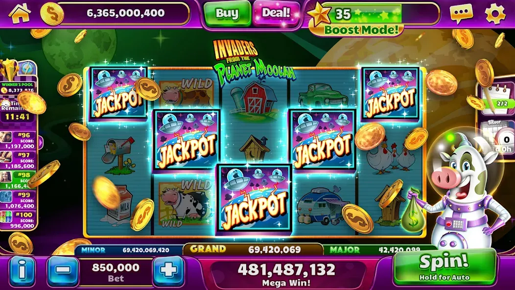 Jackpot Party Casino Slots (Джекпот Пати)  [МОД Unlimited Money] Screenshot 3