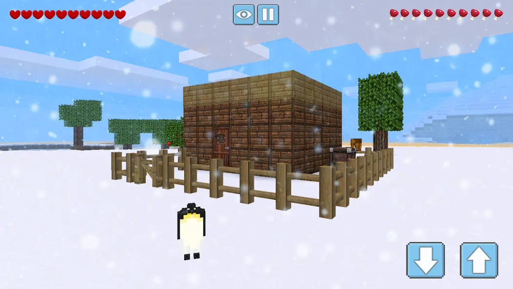 Winter Craft - Block Craft (Винтер Крафт)  [МОД Все открыто] Screenshot 3