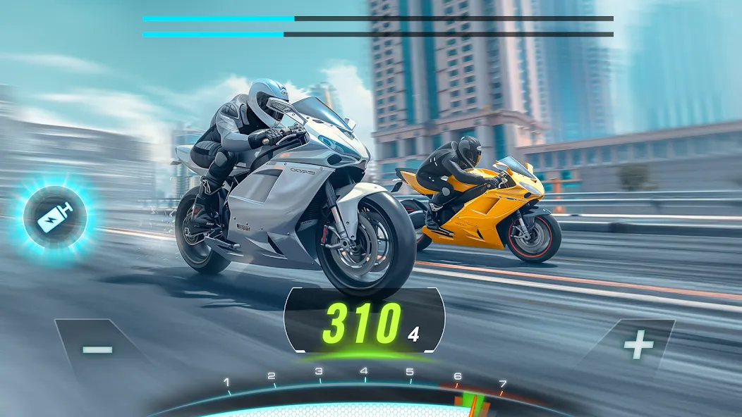 Motor Bike: Xtreme Races  [МОД Бесконечные монеты] Screenshot 3