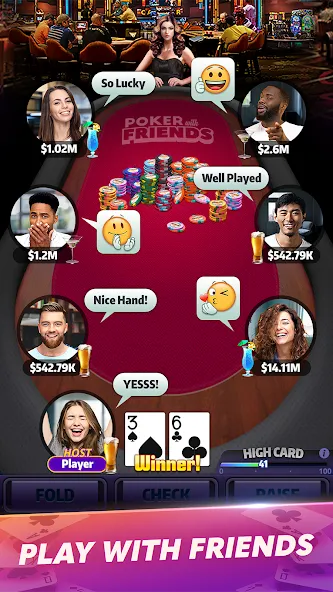 Mega Hit Poker: Texas Holdem (Мега Хит Покер)  [МОД Меню] Screenshot 4