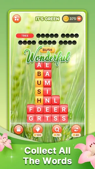 Word Search Block Puzzle Game  [МОД Menu] Screenshot 2