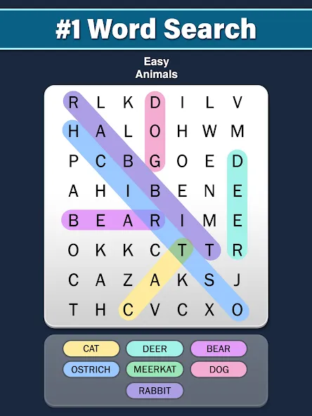 Word Search: Word Find (Ворд Срч)  [МОД Unlocked] Screenshot 4