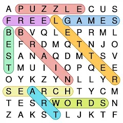 Взлом Word Search: Word Find (Ворд Срч)  [МОД Unlocked] - последняя версия apk на Андроид