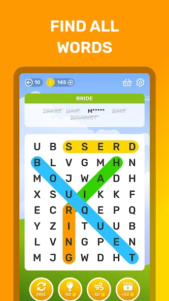 Word Search Puzzle Game  [МОД Menu] Screenshot 2