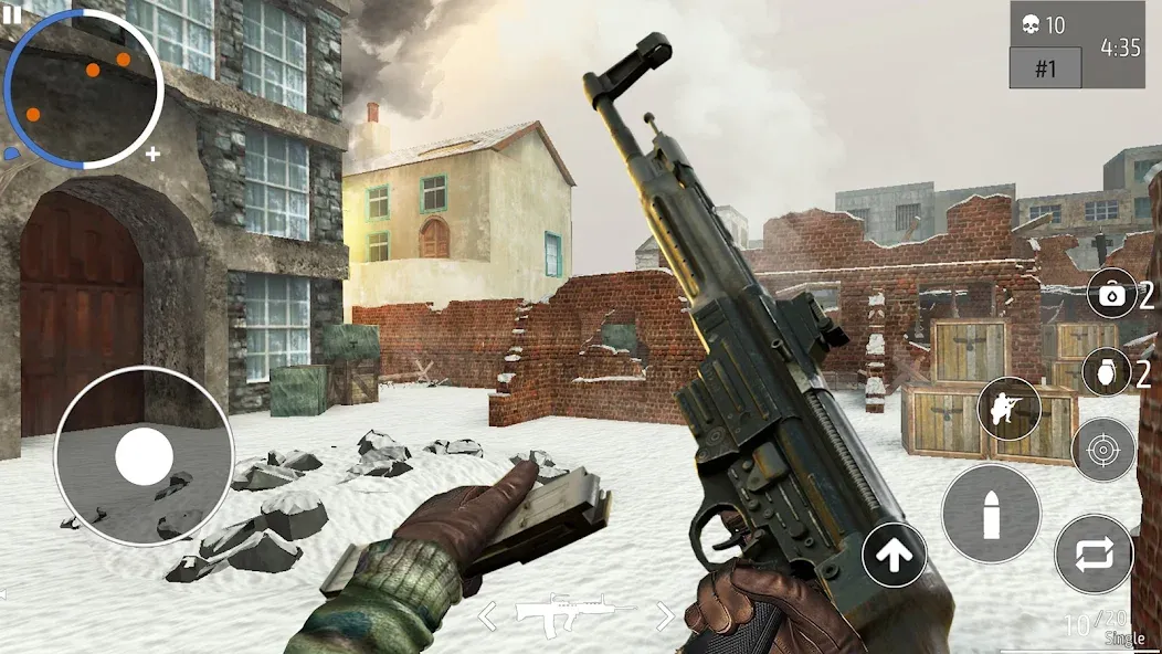 World War 2 Shooter offline (Мировая война 2 Стрелок)  [МОД Меню] Screenshot 2