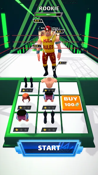 Wrestling Trivia Run (Рестлинг Тривия Ран)  [МОД Unlimited Money] Screenshot 2