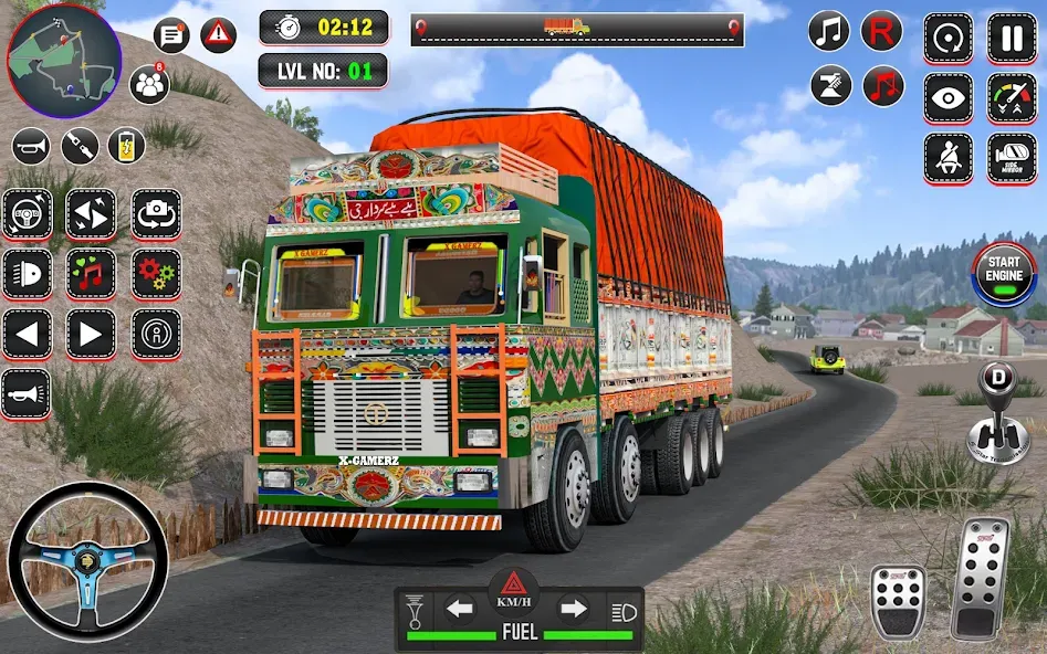 Indian Truck Drive Truck Games (Индийский грузовой симулятор)  [МОД Menu] Screenshot 2