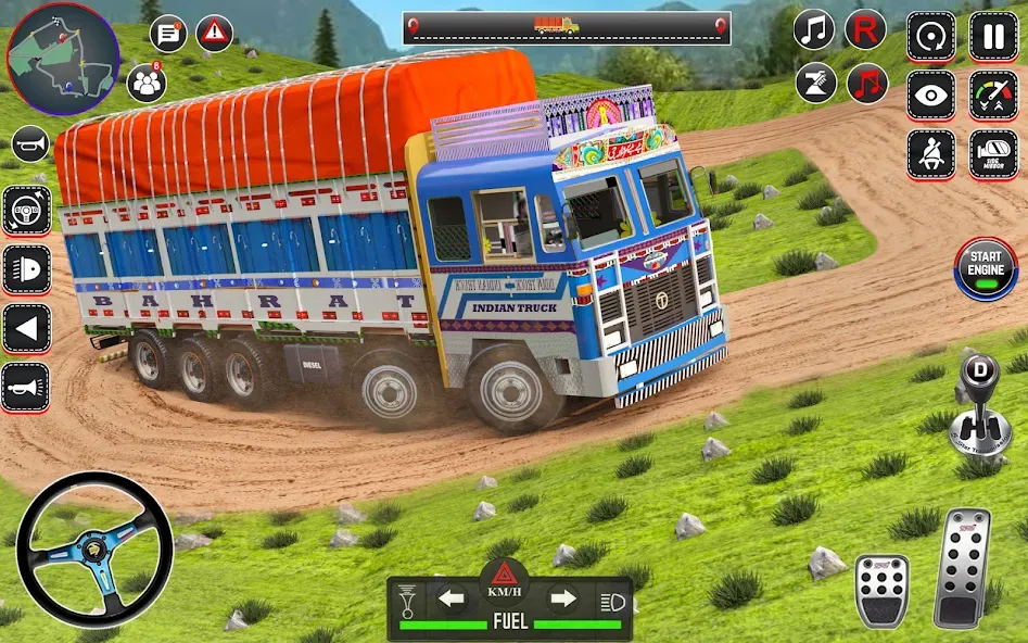 Indian Truck Drive Truck Games (Индийский грузовой симулятор)  [МОД Menu] Screenshot 3