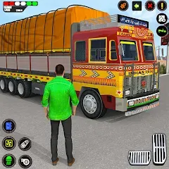 Взлом Indian Truck Drive Truck Games (Индийский грузовой симулятор)  [МОД Menu] - последняя версия apk на Андроид