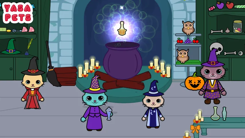 Yasa Pets Halloween (Яса Петс Хэллоуин)  [МОД Unlocked] Screenshot 2