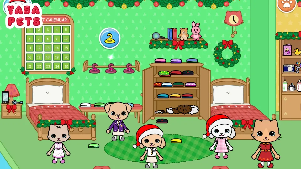 Yasa Pets Christmas (Яса Петс Кристмас)  [МОД Бесконечные монеты] Screenshot 5