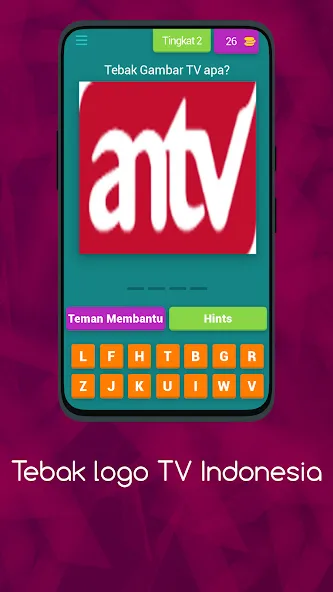 Logo TV Indonesia  Asah Otakmu (Тебак Гамбар Лого ТВ)  [МОД Unlocked] Screenshot 3