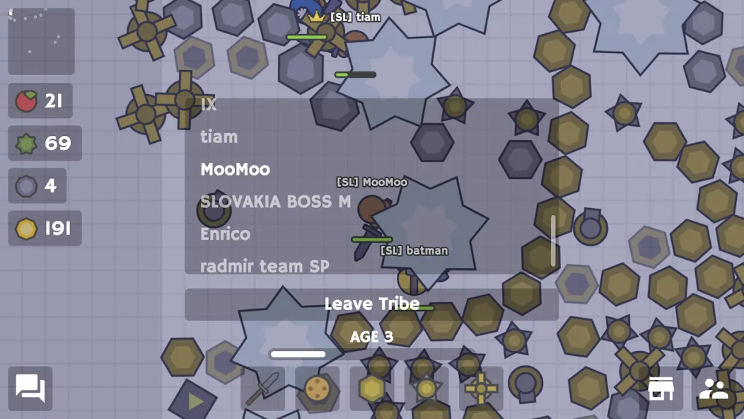 MooMoo.io (Official)  [МОД Все открыто] Screenshot 5