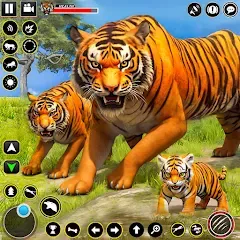 Взлом Tiger Simulator Lion games 3D (Тигровый Симулятор Игр Льва 3D)  [МОД Menu] - последняя версия apk на Андроид