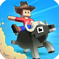 Взломанная Rodeo Stampede: Sky Zoo Safari  [МОД Бесконечные монеты] - последняя версия apk на Андроид