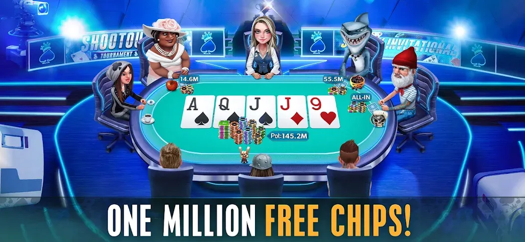 HD Poker: Texas Holdem Casino (ХД Покер)  [МОД Меню] Screenshot 1