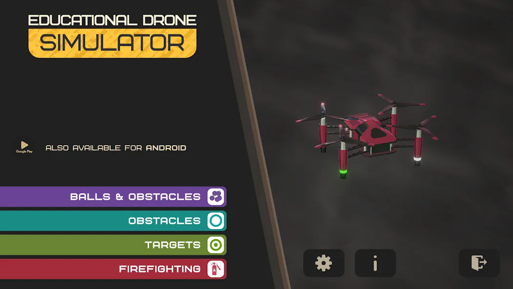 Edu Drone Simulator  [МОД Много денег] Screenshot 1