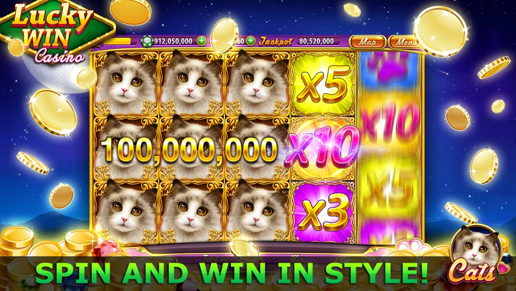 Lucky Win Casino™ SLOTS GAME (Лаки Вин казино СЛОТЫ ИГРА)  [МОД Много денег] Screenshot 1