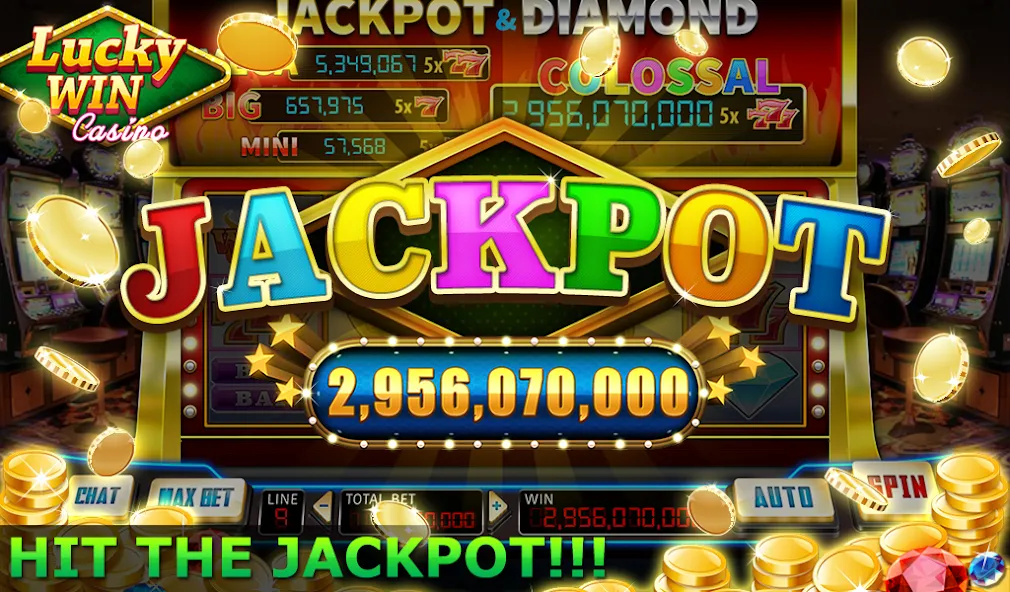 Lucky Win Casino™ SLOTS GAME (Лаки Вин казино СЛОТЫ ИГРА)  [МОД Много денег] Screenshot 3