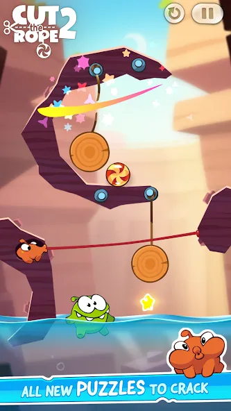 Cut the Rope 2 (Кат зе Роуп 2)  [МОД Много монет] Screenshot 3