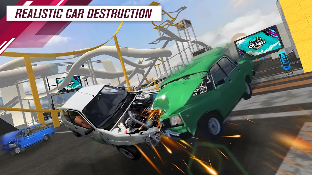 All Cars Crash (Олл Карс Краш)  [МОД Меню] Screenshot 2