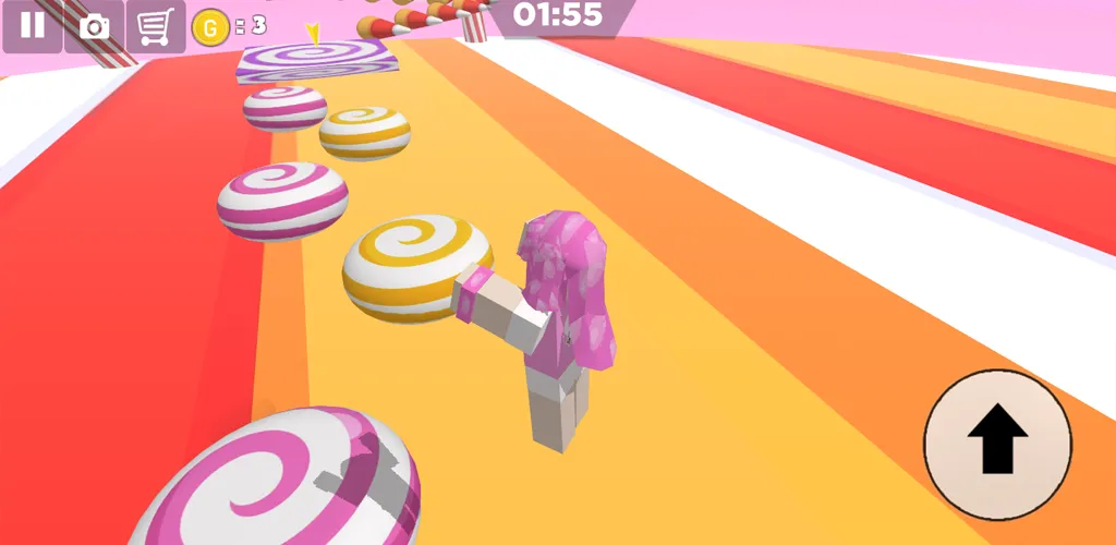 Candy Parkour Sweet girl (Кенди Паркур Свит грл)  [МОД Unlimited Money] Screenshot 3