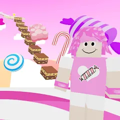 Взлом Candy Parkour Sweet girl (Кенди Паркур Свит грл)  [МОД Unlimited Money] - последняя версия apk на Андроид