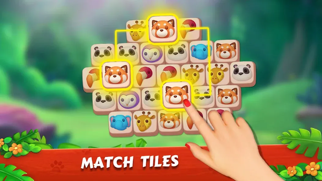 Zoo Tile - Match Puzzle Game (Зу Тайл)  [МОД Много монет] Screenshot 4