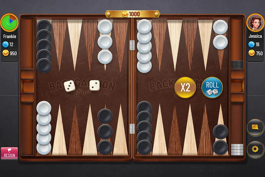 Backgammon Plus - Board Game (Бэкгаммон Плюс)  [МОД Unlocked] Screenshot 1