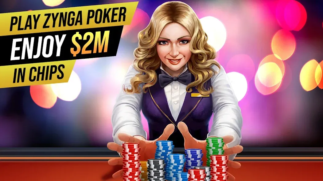 Zynga Poker ™ – Texas Holdem (Зинга Покер)  [МОД Бесконечные деньги] Screenshot 2