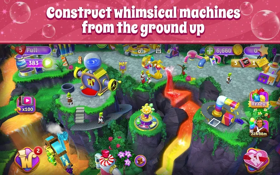 Wonka's World of Candy Match 3  [МОД Unlocked] Screenshot 2