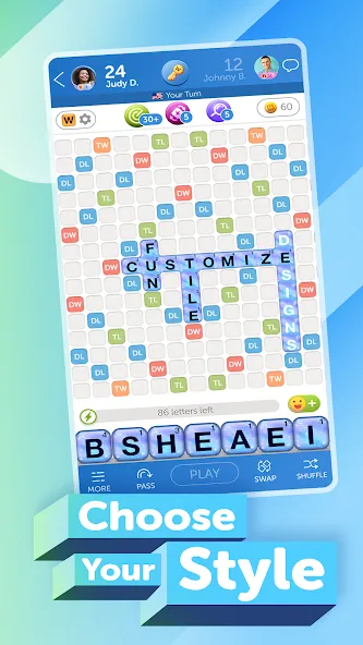 Words With Friends 2 Word Game (Вордс вит Френдс 2 Классик)  [МОД Все открыто] Screenshot 5