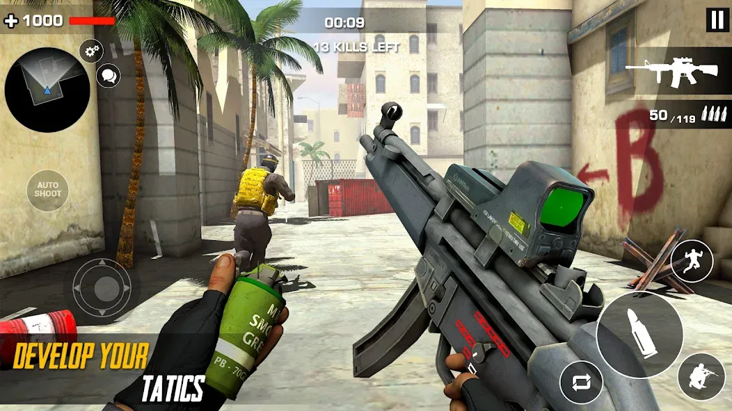 Cover Strike Ops FPS Gun Games  [МОД Бесконечные монеты] Screenshot 4