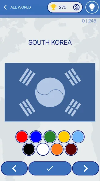 The Flags of the World Quiz  [МОД Много монет] Screenshot 2