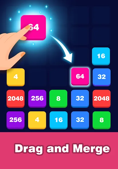 2248 Number block puzzle 2048 (Две тысячи двести сорок восемь)  [МОД Много денег] Screenshot 4