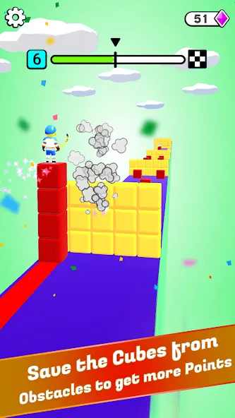 Block Surfer (Блок Серфер)  [МОД Меню] Screenshot 3