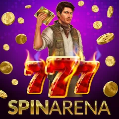 Взломанная SpinArena Online Casino Slots (СпинАрена Онлайн Казино Слоты)  [МОД Menu] - стабильная версия apk на Андроид